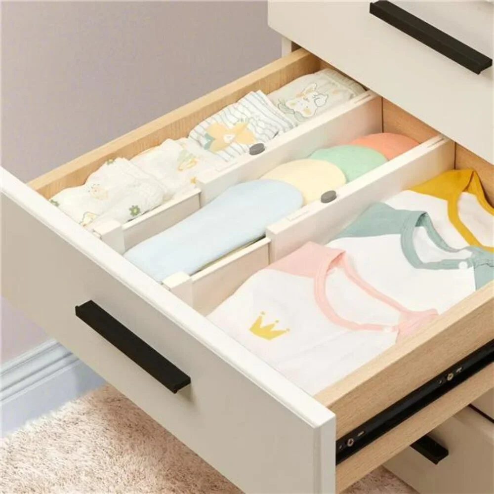 Adjustable Drawer Dividers 8 Pack Expandable Closet Dresser Organizer Set